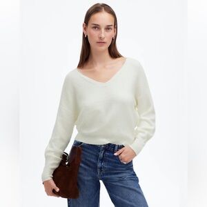 Madewell Wedged V-Neck Sweater